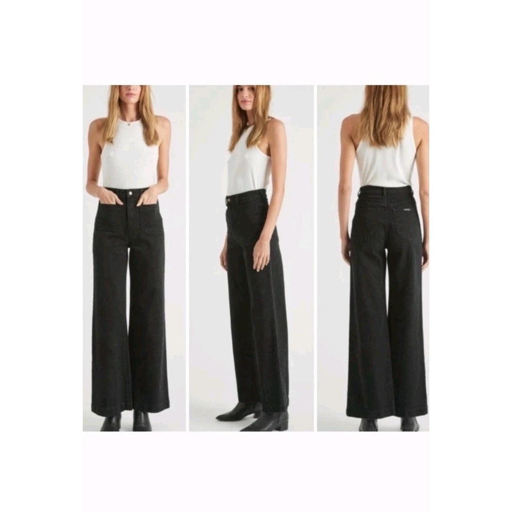 ROLLA'S Black Flare & Wide Leg Jeans